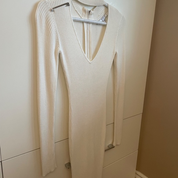 Guess - White Sweater Dress (reversible) XS - Picture 3 of 6